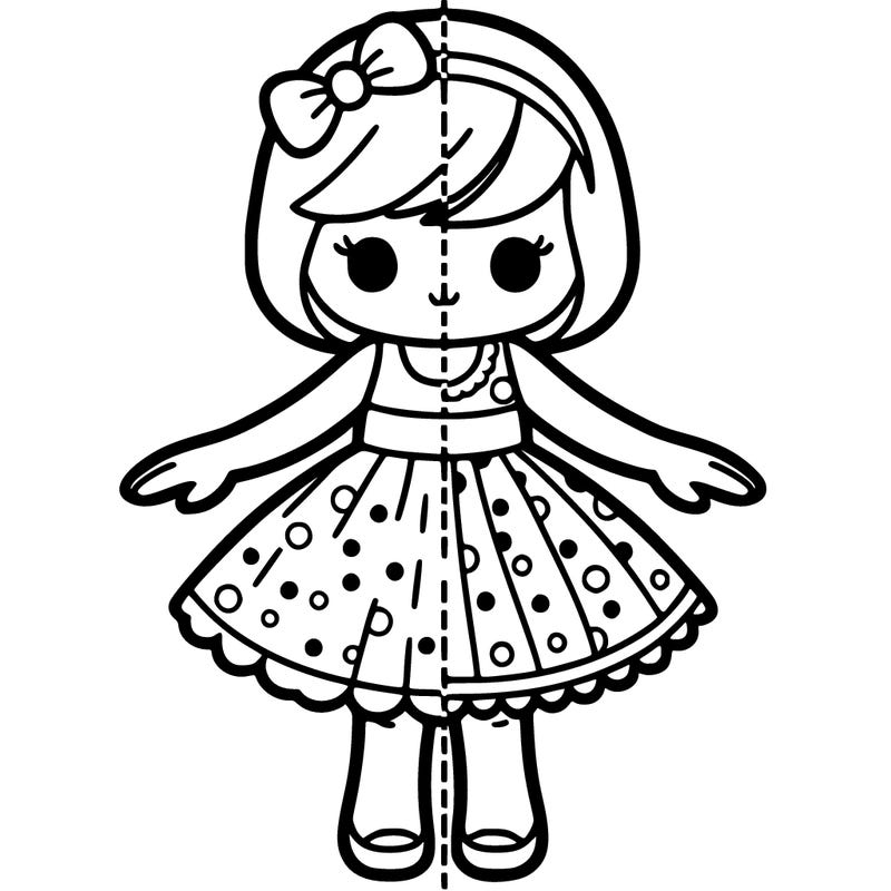 a split of a girl in a dress