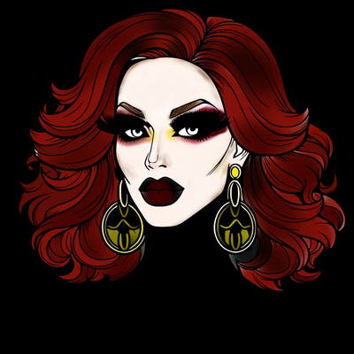 realistic drag queen