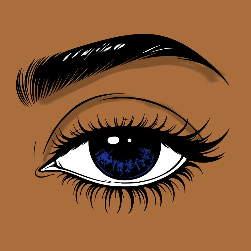 eye closed realistic