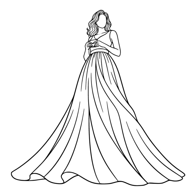 girl in a full body dresss