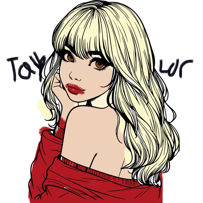 realistic girl with bangs looking over her shoulder