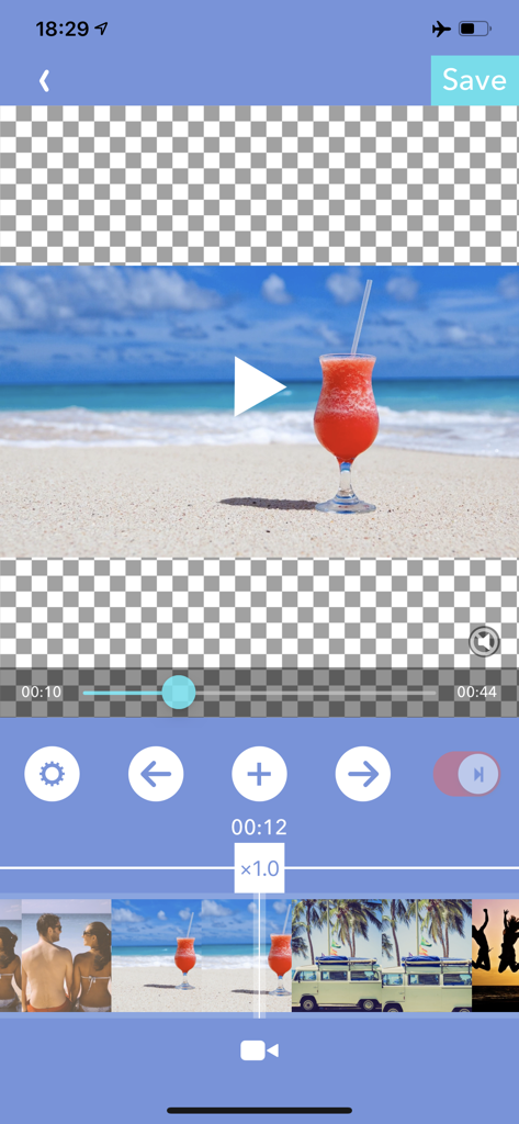 Video Speed Editor - VBooster - VBooster app interface for adjusting video playback speed in time range mode