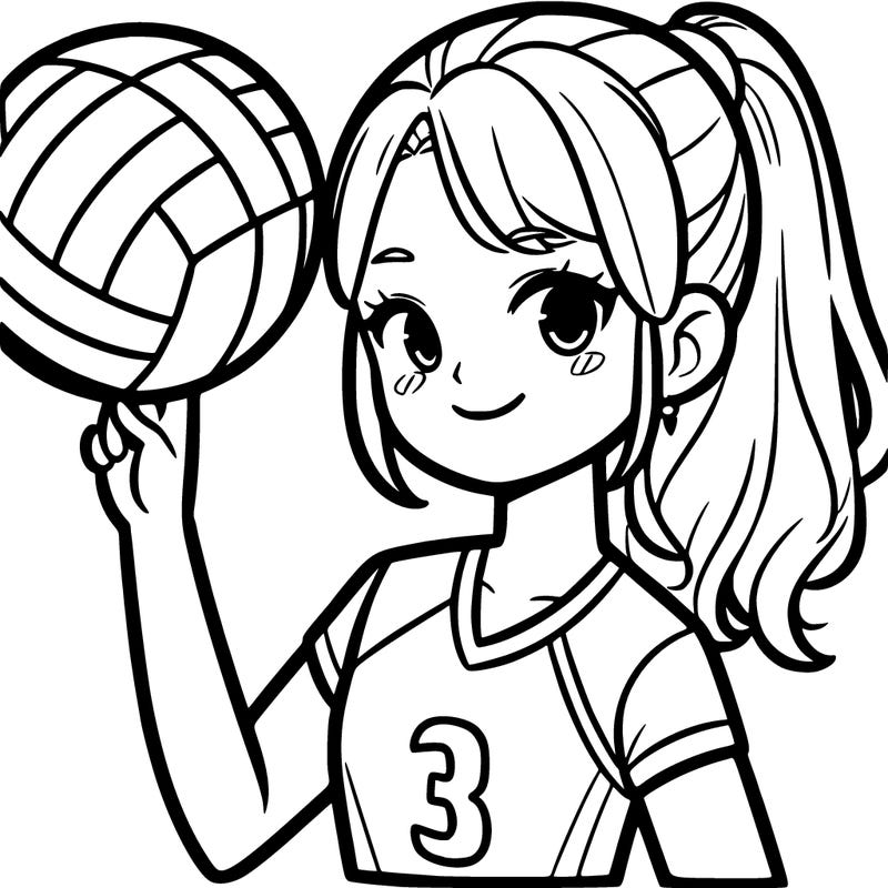 volleyball girl