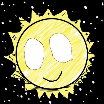 a circle with nothing around it