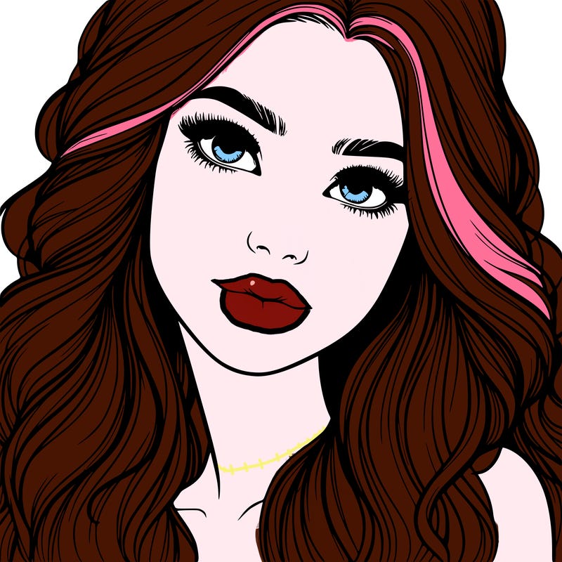 beautiful realistic girl