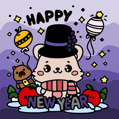 message : happy new year