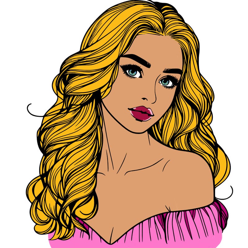 beautiful realistic girl