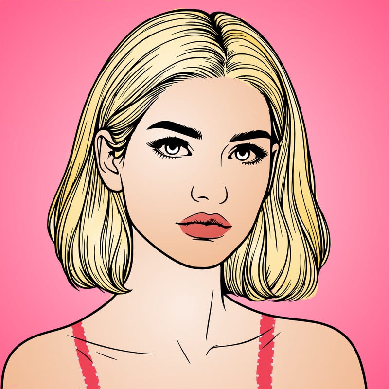 realistic portrait of woman