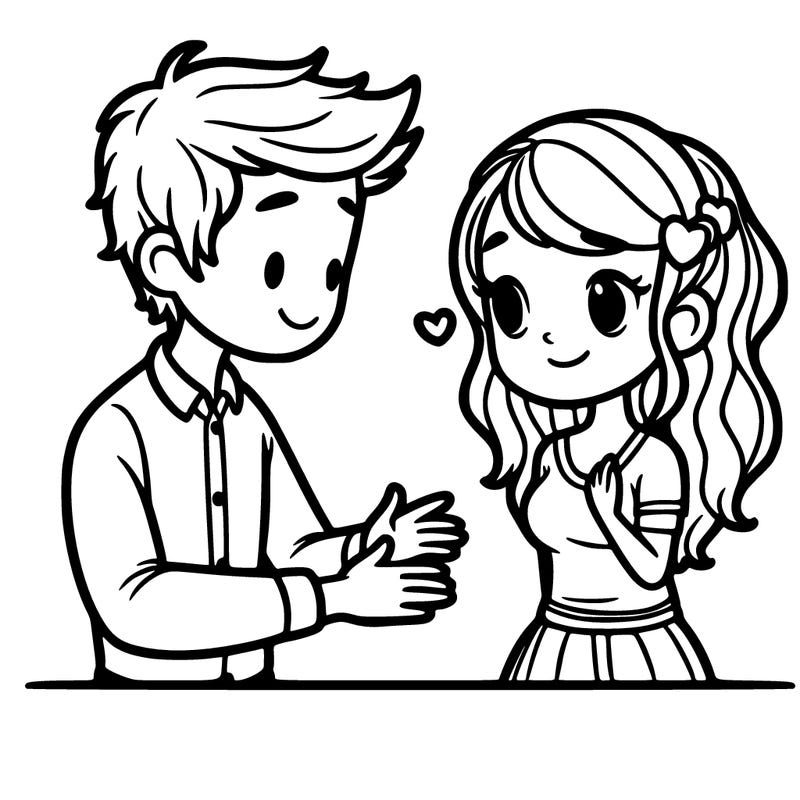 man meeting girl for the first time