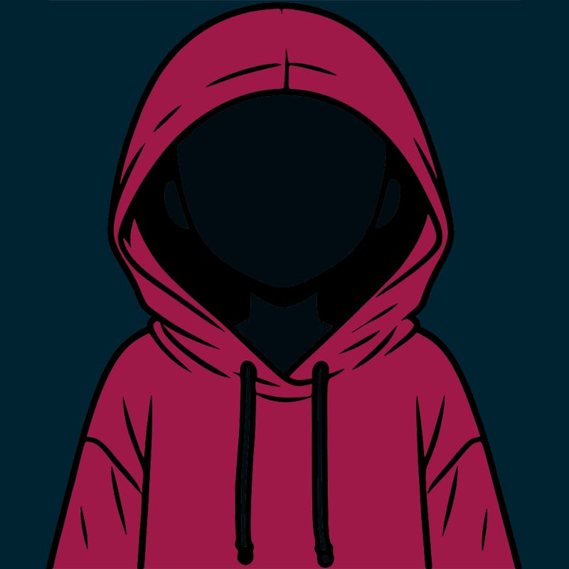 faceless girl in hoodie