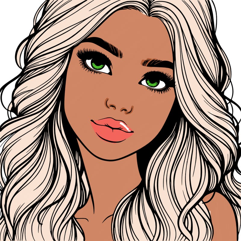 beautiful realistic girl