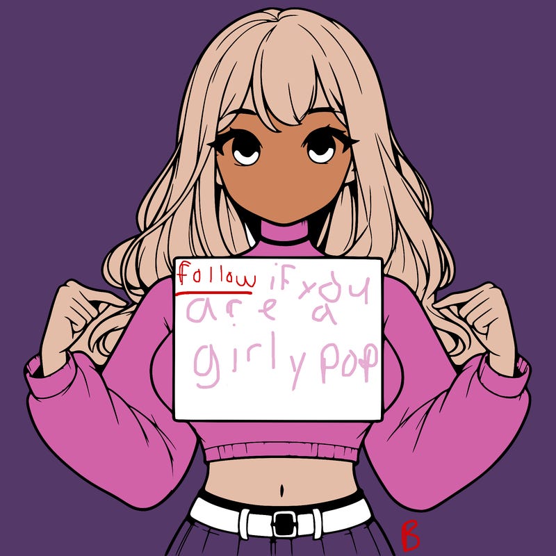girl holding a blank sign in a long sleeve crop top