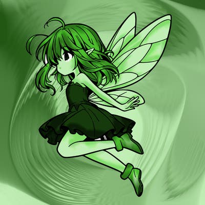 manga fairy flying