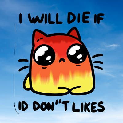 a cat that will die if we don’t get 10 likes