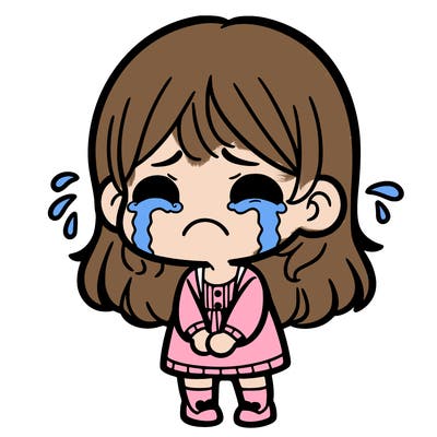 crying girl