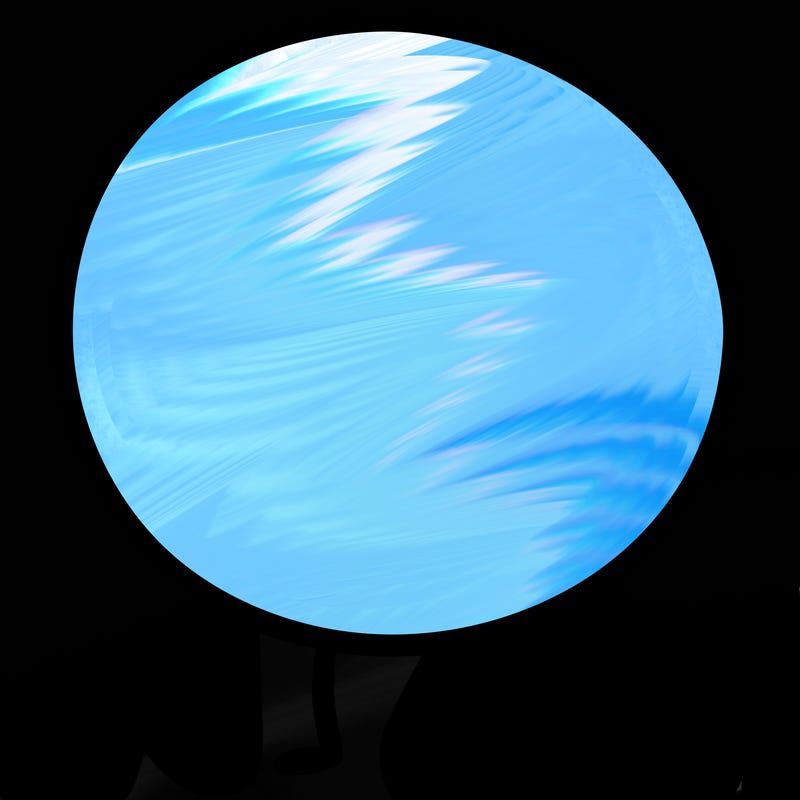 a plain circle with nothing else