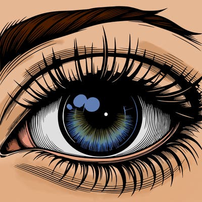 realistic eye