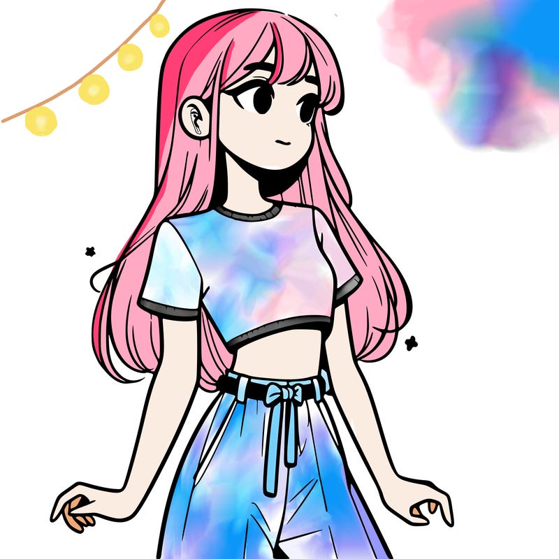 girl in a cute crop top