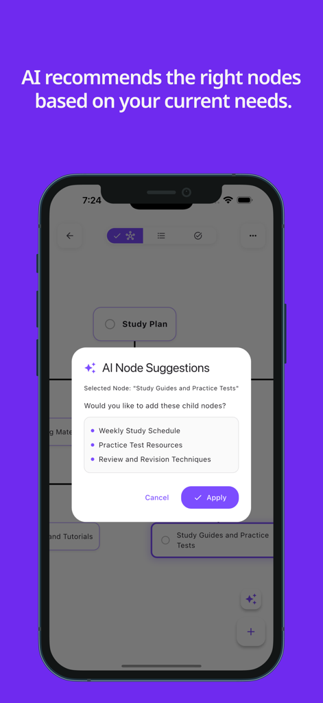 Idea Note : MindMap AI - Productivity App | MWM