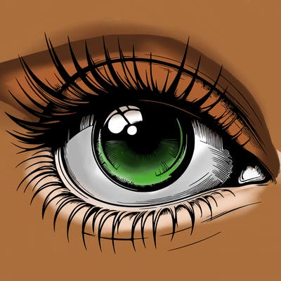 realistic eye