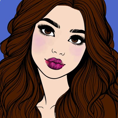 beautiful realistic girl