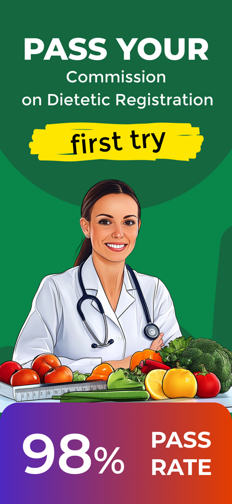 CDR RD: Dietitian Exam 2026 - Medical App | MWM