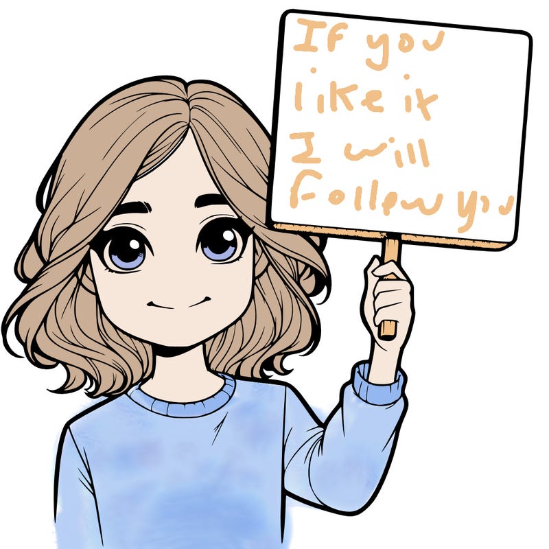 realistic girl holding up a sign