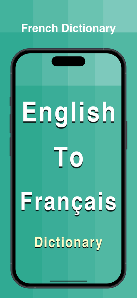 French Dictionary Offline Pre - Tela inicial do aplicativo de dicionário offline de inglês para francês