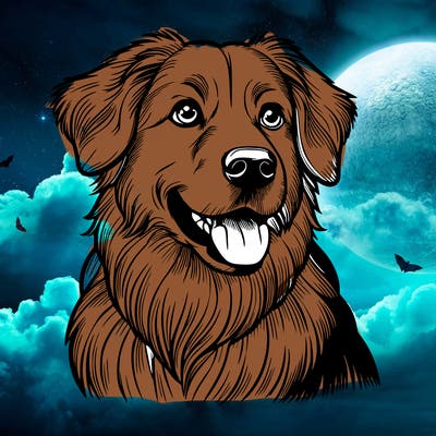 realistic dog