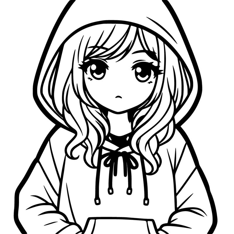 hoodie girl