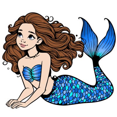 a realistic mermaid