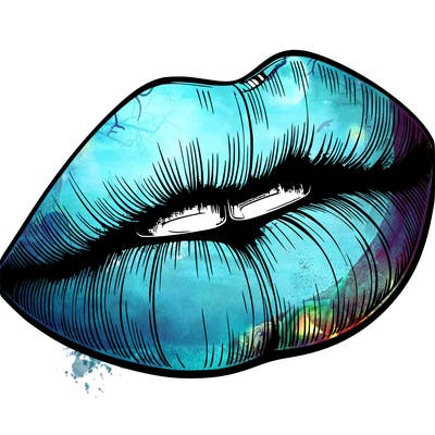 realistic lips