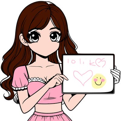 realistic pretty girl holding blank sign