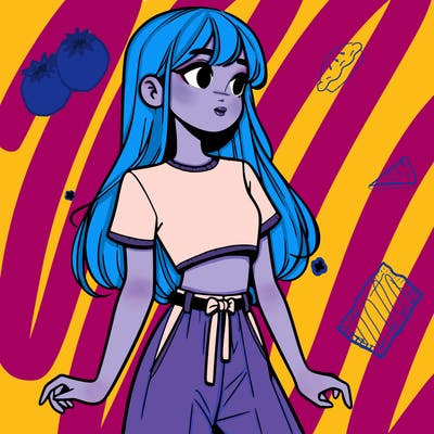 girl in a cute crop top