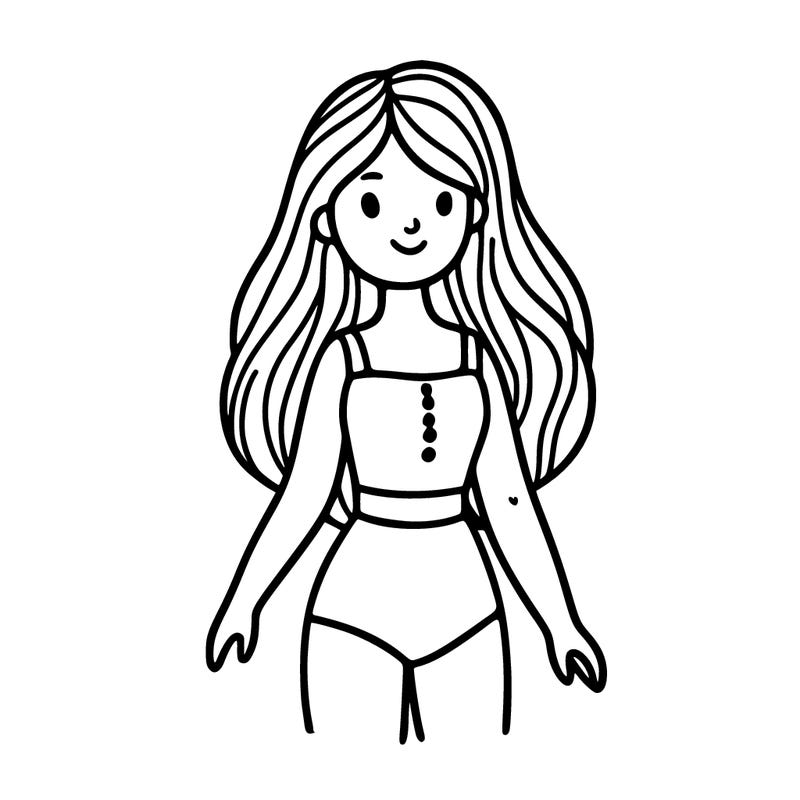 girl in bathing suit