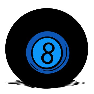 floating magic 8 ball