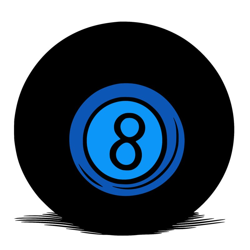 floating magic 8 ball