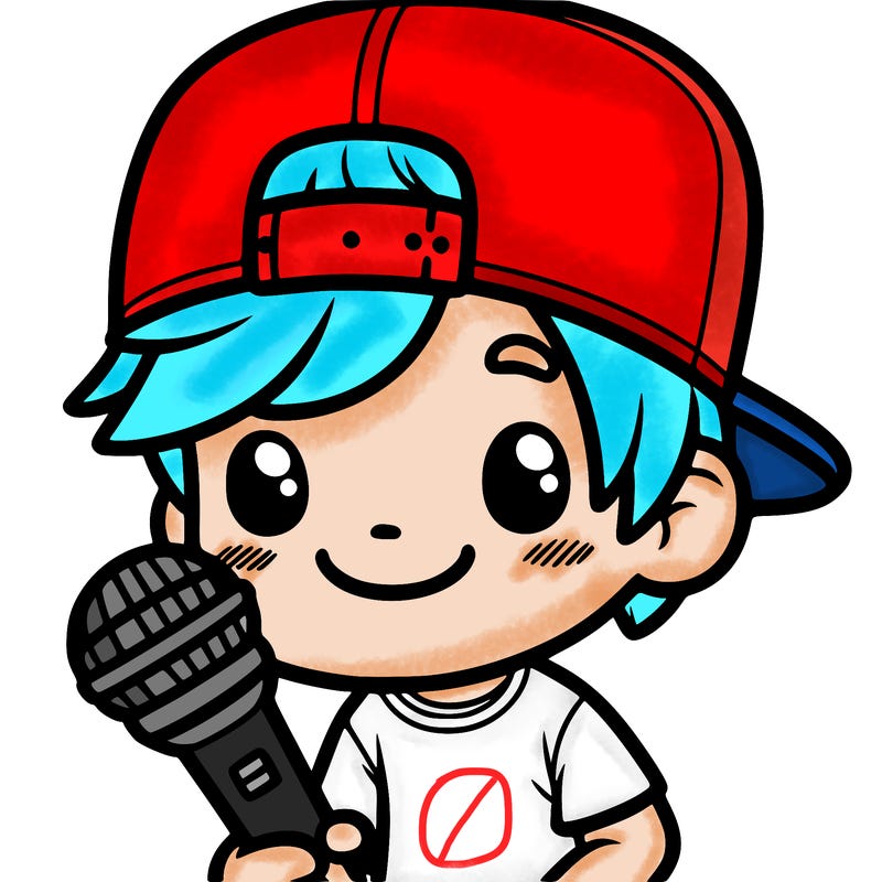 boy with backwards hat with a microphone in his hand