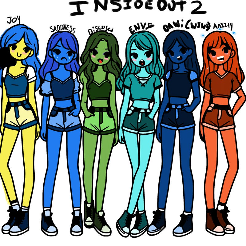 a group of girls wearing crop tops and shorts