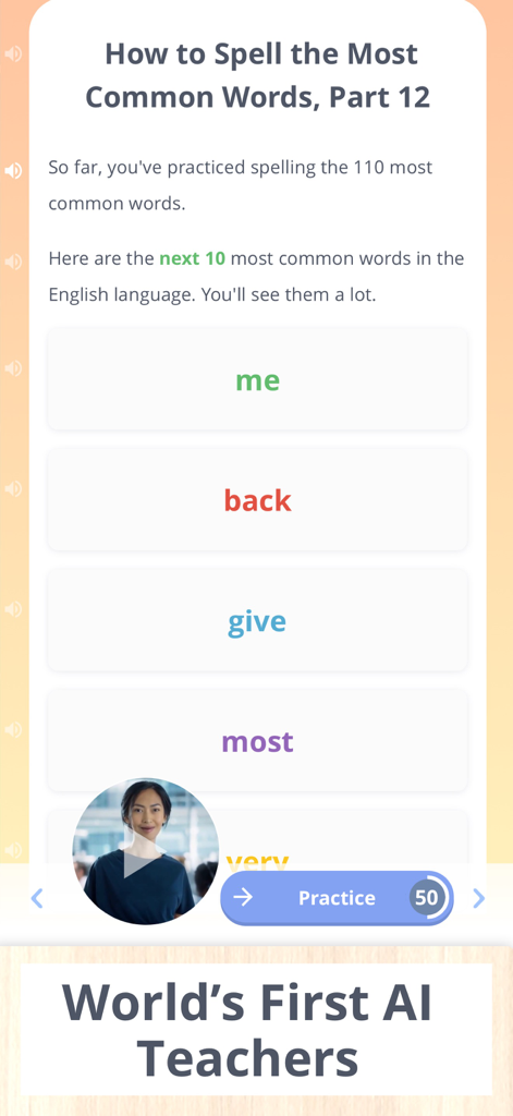 Learn Spelling 2nd Grade - Education App | MWM