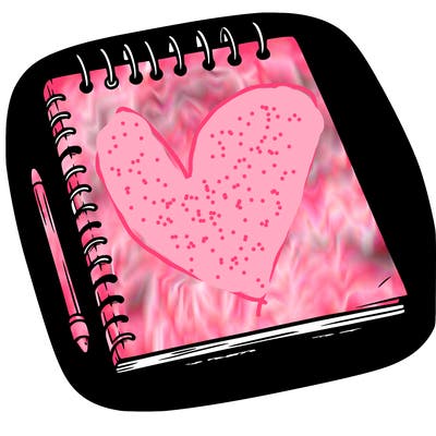 a blank sketch pad