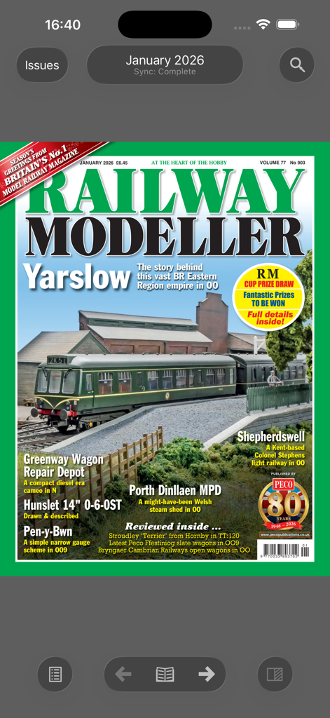 Railway Modeller - Capa digital da edição de janeiro de 2026 da revista Railway Modeller com trens modelo