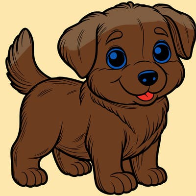 very very realistic dog