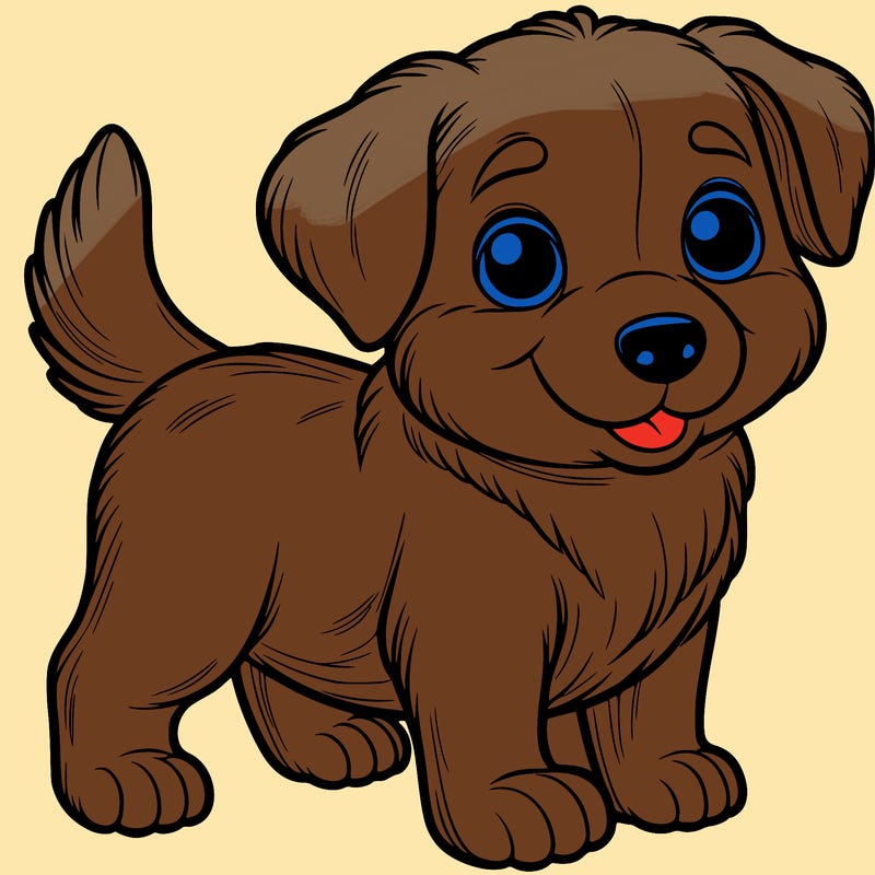 very very realistic dog