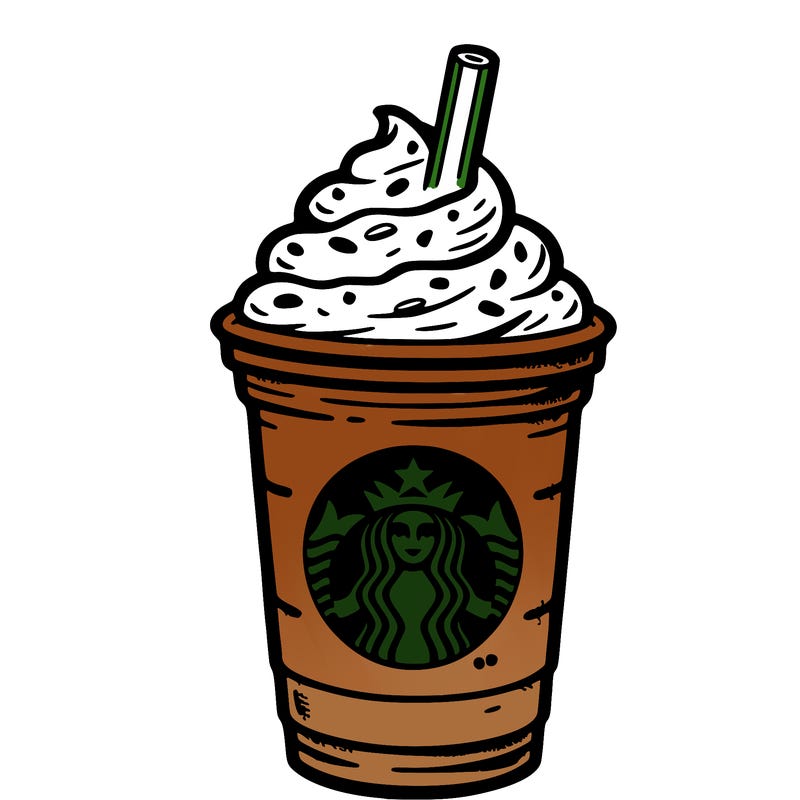 starbucks, frappuccino