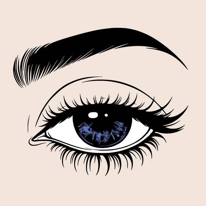 eye closed realistic