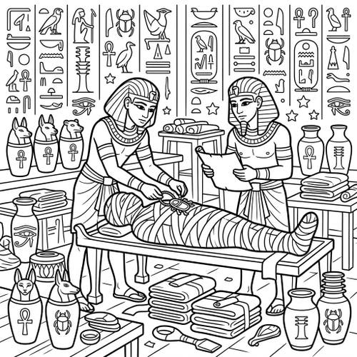 Embalmers and Mummy Carers