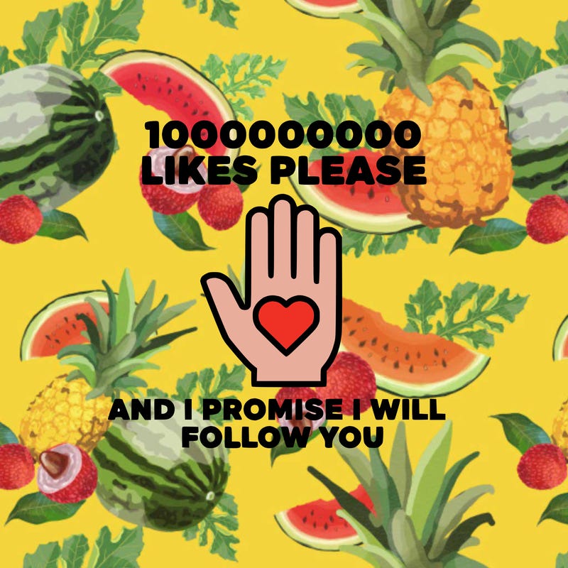 100000000000 likes please and i promise i will follow you