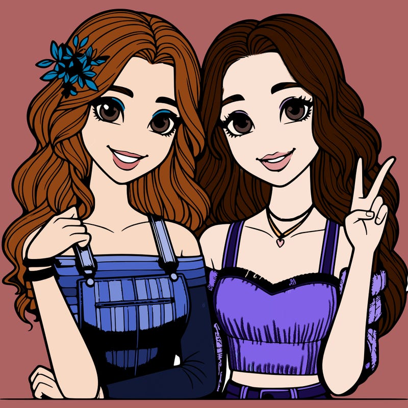 realistic girl best friends