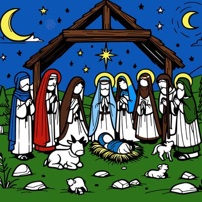 nativity scene